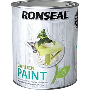 Ronseal Garden Paint 750ml Lime Zest