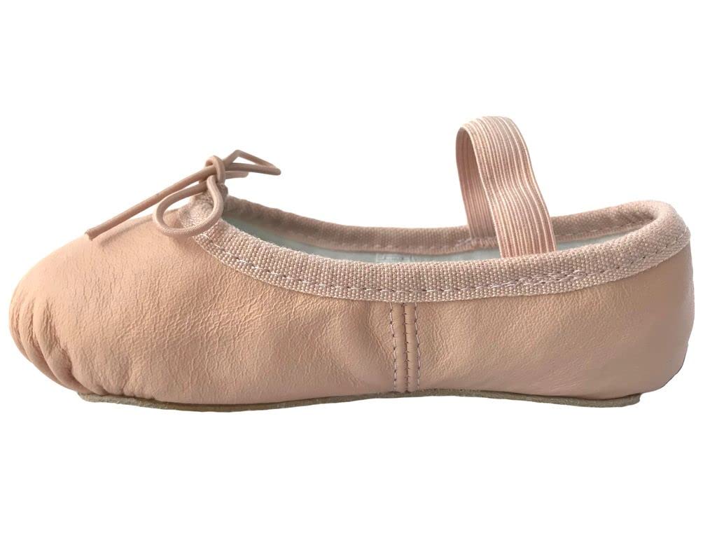 Dancina Girls' Ballet Shoe Full Leather Sole 6.5CH Pink