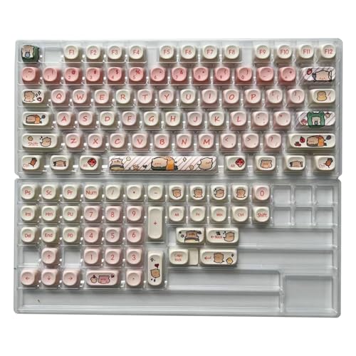 Touches MOA Cochons pour Clavier Mécanique - 118 Caps Sublimés