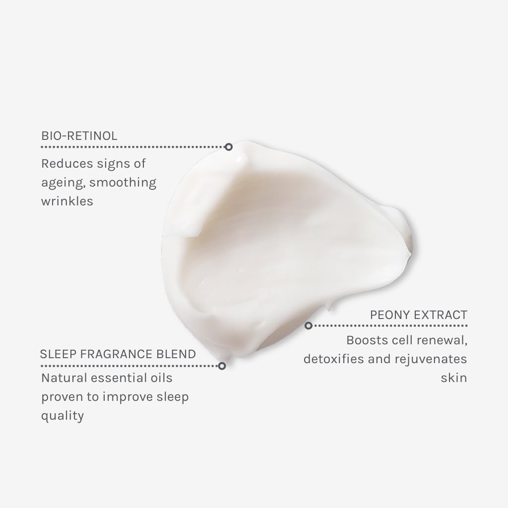 Evolve Organic Beauty Nightly Renew Facial Cream with Bio-Retinol - Organic Night Cream - Age-Defying Face Cream (60ml) - Image 4