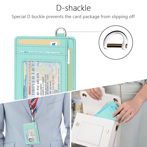 FurArt Slim Minimalist Wallet, Front Pocket Wallets, RFID Blocking, Credit Card Holder for Men-Lake Blue4