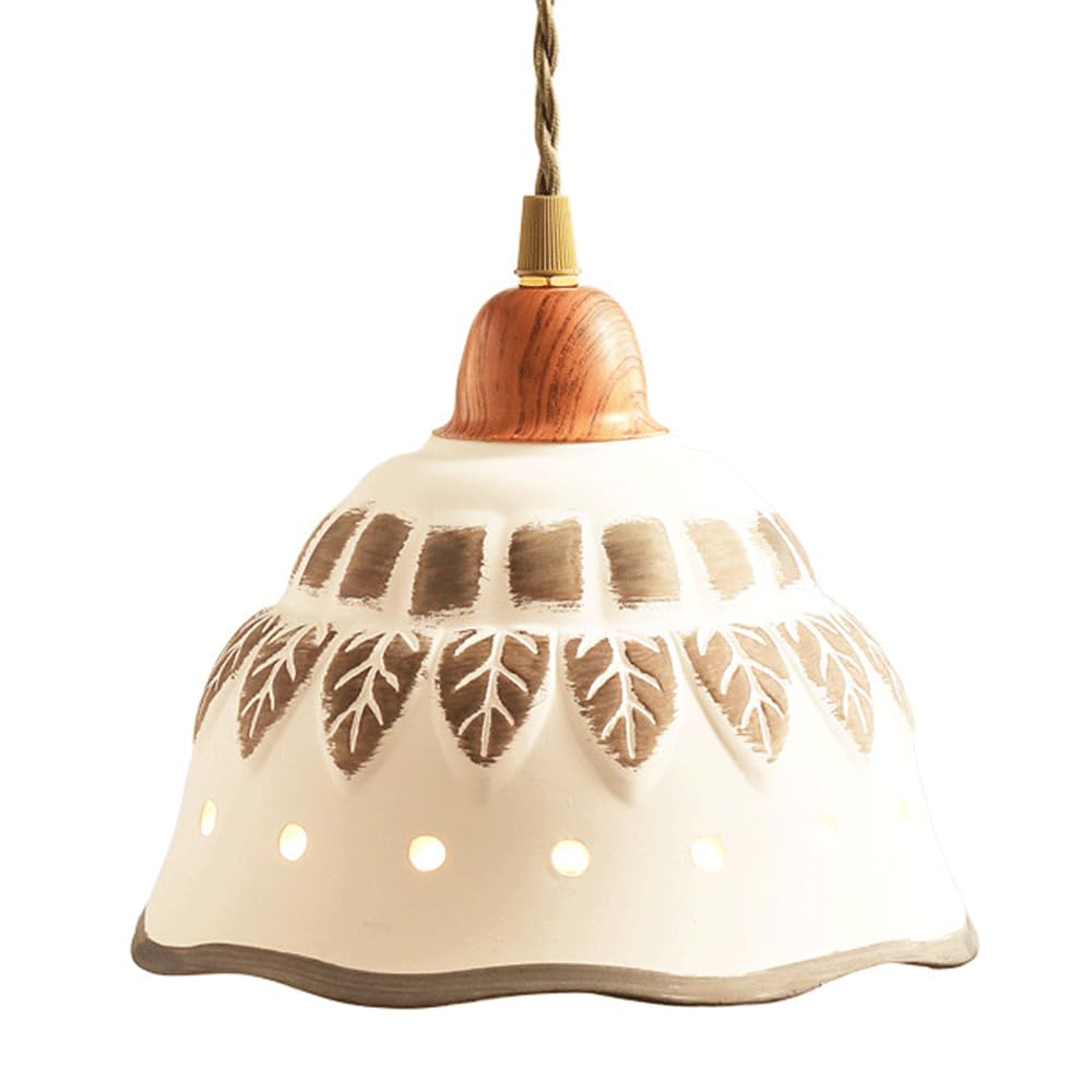 Lustre rétro français en céramique créative pour décoration de salon et salle à manger
