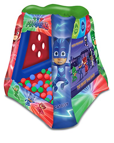 image for PJ Masks Ball Pit, 1 Inflatable & 20 Sof-Flex Balls, Green/Blue/Red, 3
