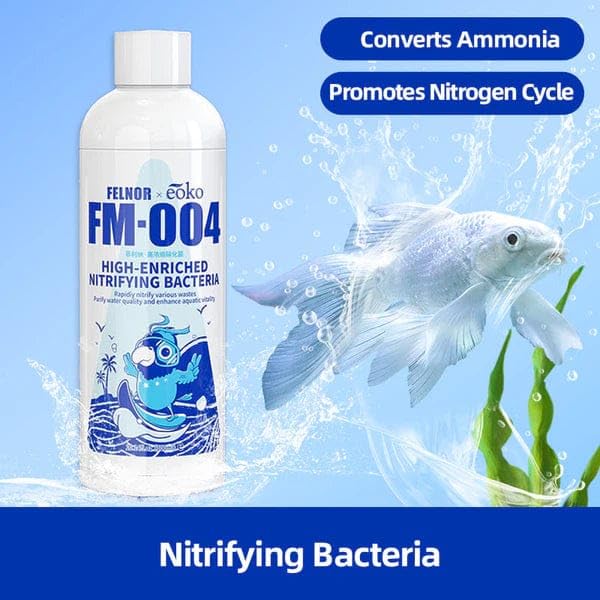 Image of Aquarium Water Clarifier | Aquqrium Water Purifier Algae Remover | FM-001 | 100% Fish Fish Safe Aquarium Tank Biological Water Purifier Agent | Suitable for Fresh Water (200ml)