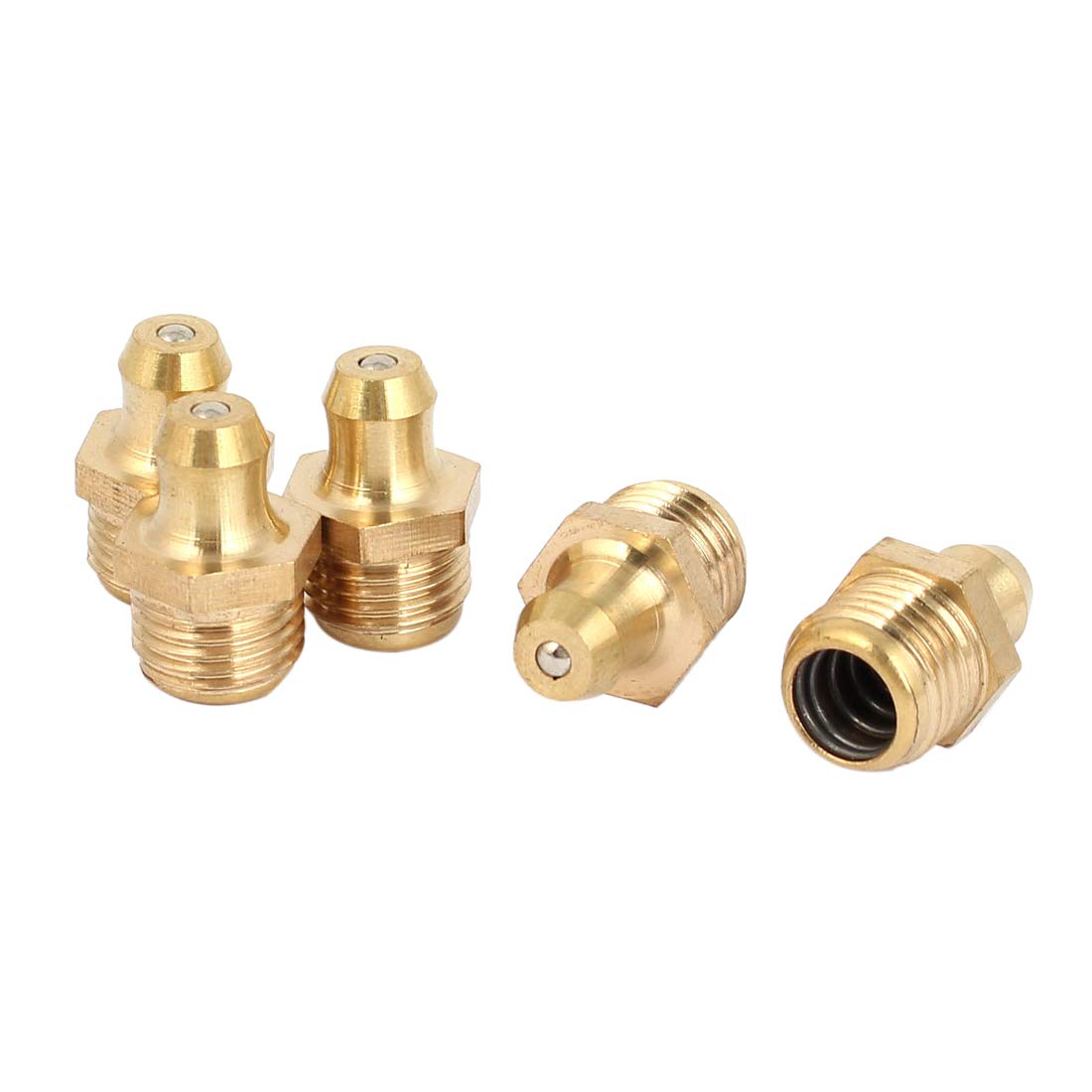 Graisseurs Droit En Laiton M8 X 5mm - Lot De 10 Pièces, Clapet Anti-poussière, Pour Bricolage Auto Et Industriel