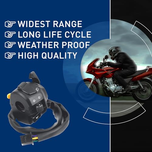 Image of UNO Minda SW-0665AT-E01 Handle Bar Switch - Left for Royal Enfield Classic 500 CC /GT /Bullet 500 CC
