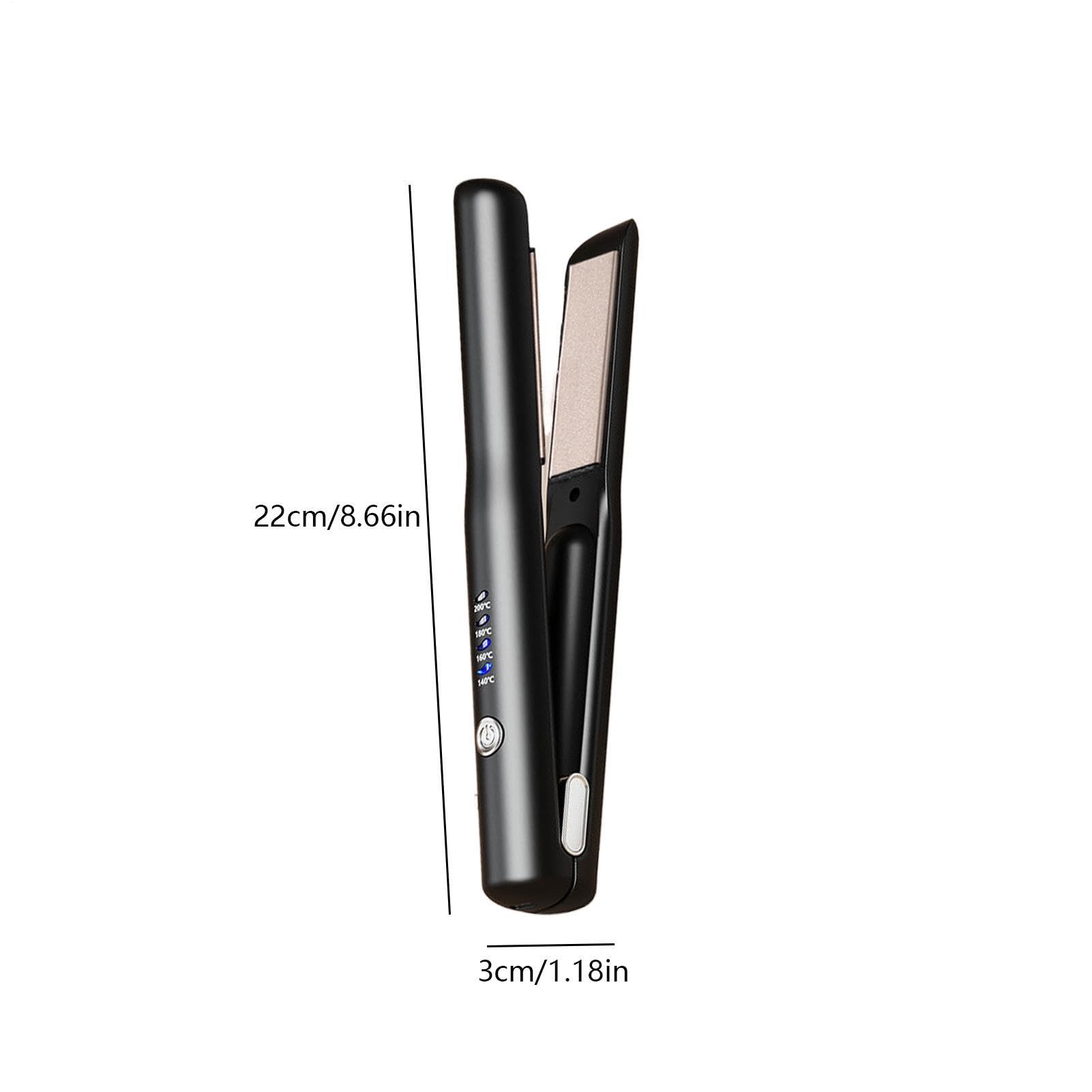 Piastra lisciante senza fili, piastra per capelli portatile senza fili | Ferri per bigodini Meno effetto , strumenti per lo styling, ricaricabile