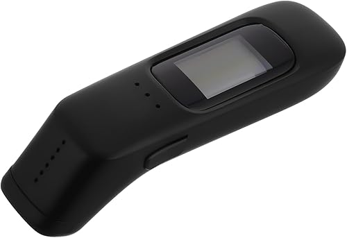 Probador de alcohol portátil de alta precisión para uso en automóvil, dispositivo de prueba de aliento digital recargable con pantalla y alarma para