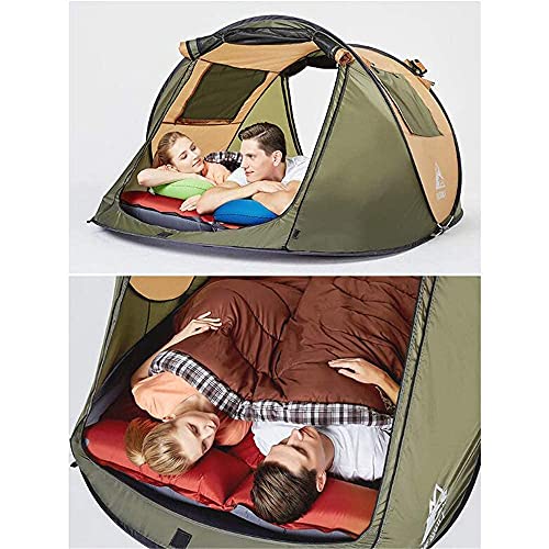 Tente de camping imperméable ventilée avec abri solaire intégré