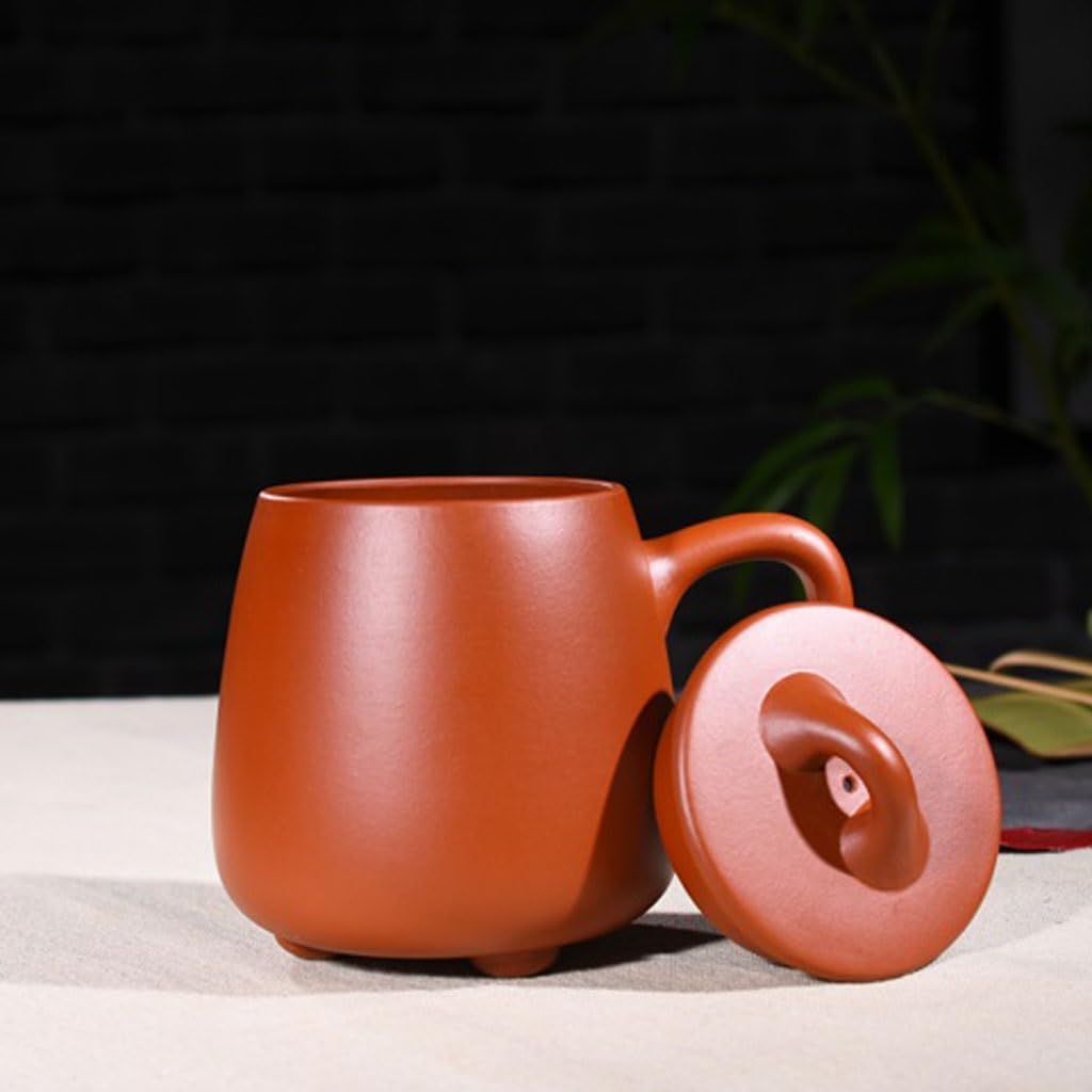 Matcha Cups męski i damski zestaw do herbaty 380 ml fioletowy kubek z piaskiem ręcznie robiony biurowy kubek na herbatę do domu gabinetu kubek na wodę zestaw do herbaty zaparzacz do herbaty kubek