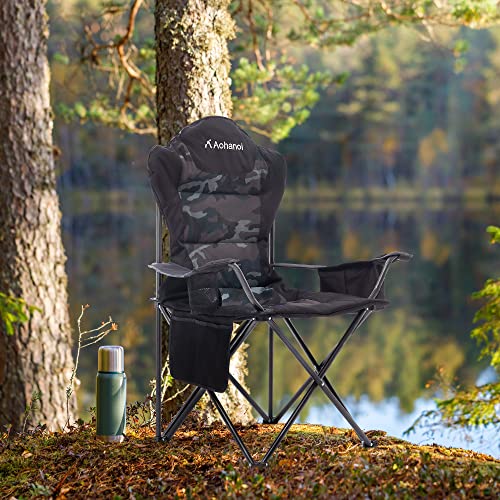 Camping-Chairs-for-Heavy-People-Folding-Chairs-for-Outside-Outdoor-Folding-Chairs-with-Cup-Holder-Cooler-Bag-Camp-Chairs-Supports-up-to-300lbs-1-PC-Camo