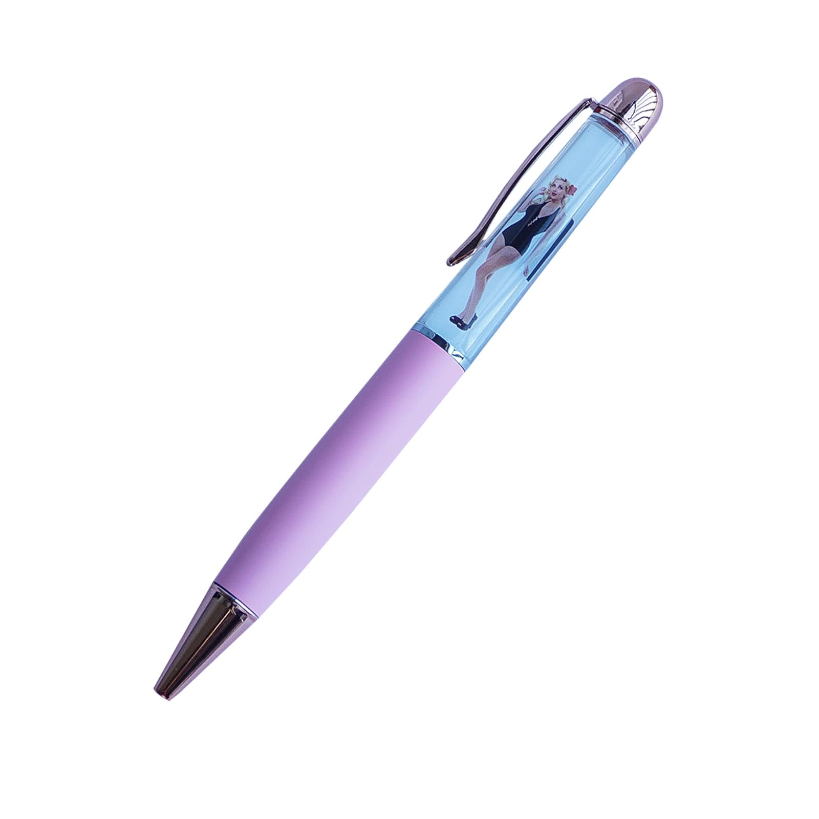 Sikyby Naked Lady Girl Fun Writing Journaling Office Pen Floating Floater Tip And Strip Kawaii Ballpoint Nude Pens For Adult Women Men Nice Gift(Pink) — image 1