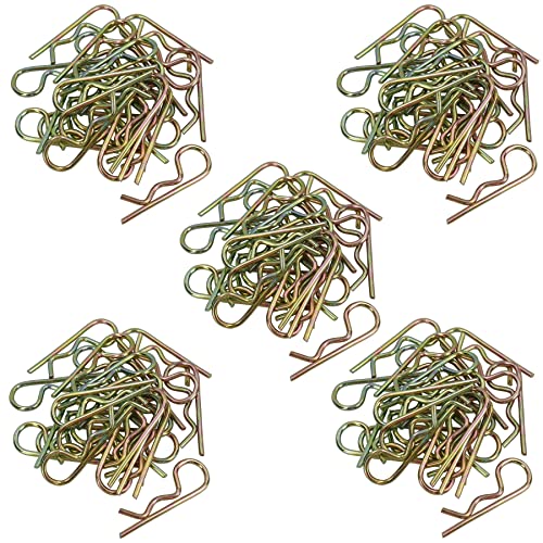 Pince à cheveux 7 mm en acier zingué pour coiffure et création - Lot de 125 pièces