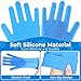 IDQQUQQ 2PCS Dog Washing Gloves and Dog Shampoo Brush, Dog Bath Brush That can add Dog Shampoo, Dog Bath Supplies Dog and Cat Bath Set
