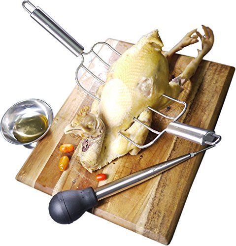 Thanksgiving Turkey Lifter Serving Set, Roaster Poultry Forks,Set of 2