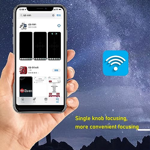 Image of 2 in 1 Telescope Camera 70x Zoom, Connection for Smartphone Tablet, HD 2MP, Motion Detection