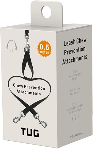 Miniatura 1 de Extensión antimasticable para correas retráctiles (paquete de 2) también se puede utilizar como un accesorio de correa doble para perrodivisor de