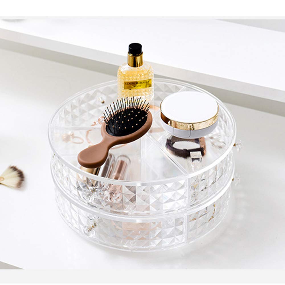 Caja Organizador De Maquillaje, Caja De Almacenamiento Cosmética- Joyas De Caja De Soporte De Exhibición De Perfumes Cosméticos Saludable