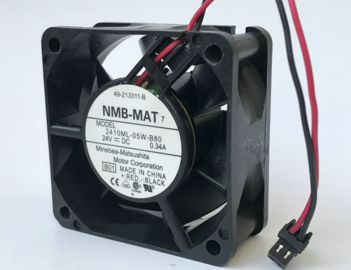 2410ML-05W-B80 60x60x25mm 24V 0.34A NMB-MAT 2-Wire Cooling Fan