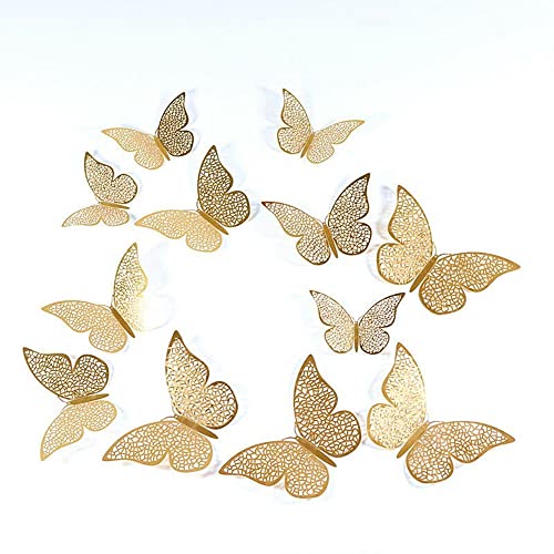 XINDUI 12 Piezas de Adornos de Mariposas navideñas Cover