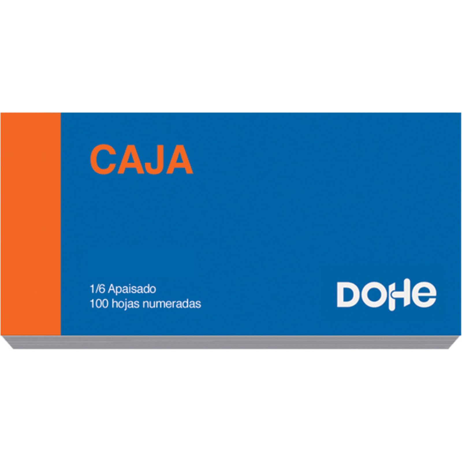Dohe - Talonarios Vales de Caja (20 uds.) - Tamaño Bolsillo 10x5 cm, 100 Hojas Blancas Numeradas y Microperforadas, Blocs para Rifas, Concursos, Lotería, Taquillas, Material de Oficina