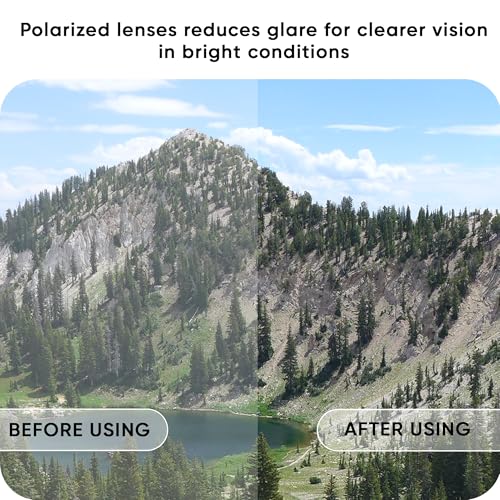 Polarized Sunglasses for Men & Women - Unisex Sports & Athletic Sunglasses for Cycling, Driving, Fishing, Running & Outdoor Activities - Lightweight Sun Glasses & Goggles with UV400 Protection4