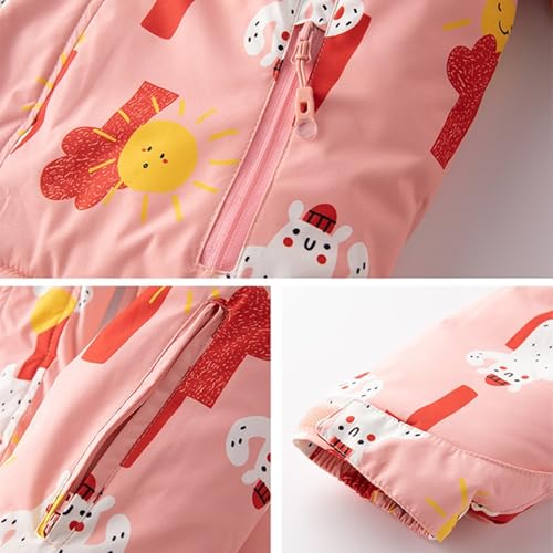 Boys Girls Ski Jackets Sherpa Fleece Lined Padded Camouflage Coat Winter Warm Windproof School Zip Up Outerwear2