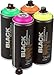 Produktbild Montana Black Spray Cans Neon Colours Set 4x400ml by MONTANA
