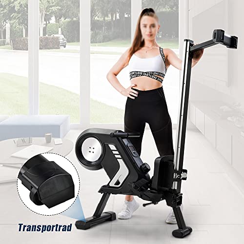 ZWJABYY WasserrudergeräT,RudergeräTe FüR Zuhause Klappbar,2 In 1 Multi Gym,FitnessgeräTe FüR Zuhause,Bis 150Kg,LCD… – Bild 4