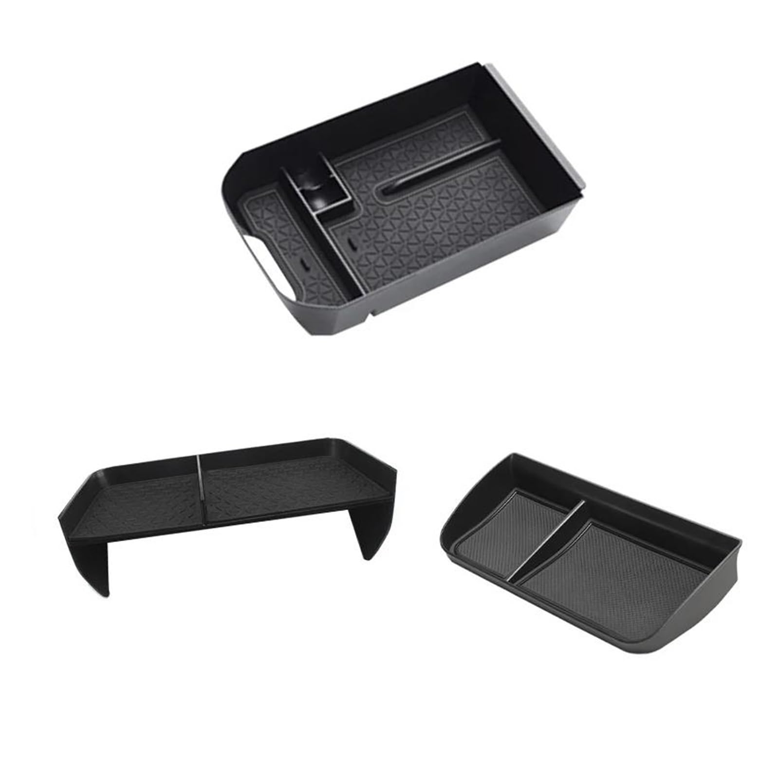 EVEKHAHHRB Console Storage Box Container For RAV4 For XA50 2019~2025 For RAV 4 Hybrid Car Center Console Dashboard Organizer Tray Armrest Storage Box Interior Armrest Storage Box(5)