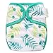 OsoCozy Prefold Cloth Diaper Package - 7 Dozen Unbleached Better-Fit Prefolds & 12 One Size Diaper Covers. All The Cloth Nappies and Diaper Covers Needed from 7 to 30 lbs.