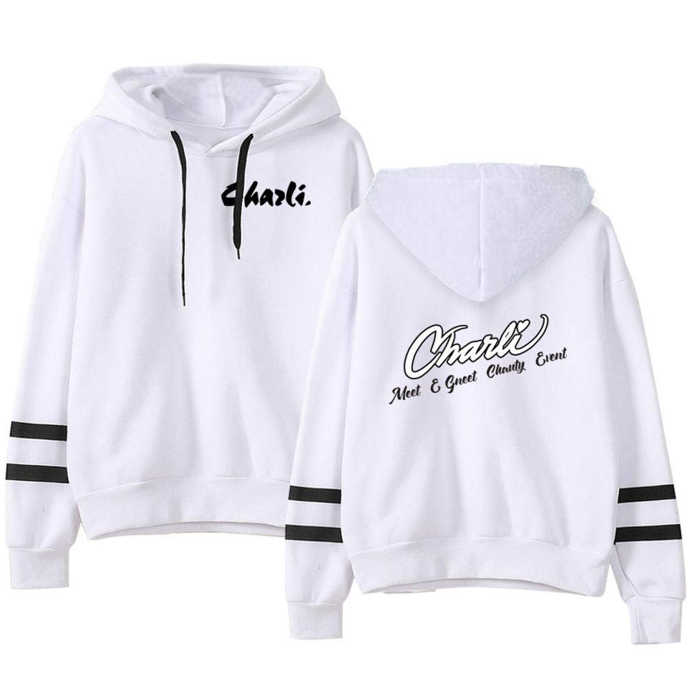 Hype House Printed Hoodie, Charli D'Amelio Fashion Print Pullover Coat Men Women Casual Role Playing Sports Sweater