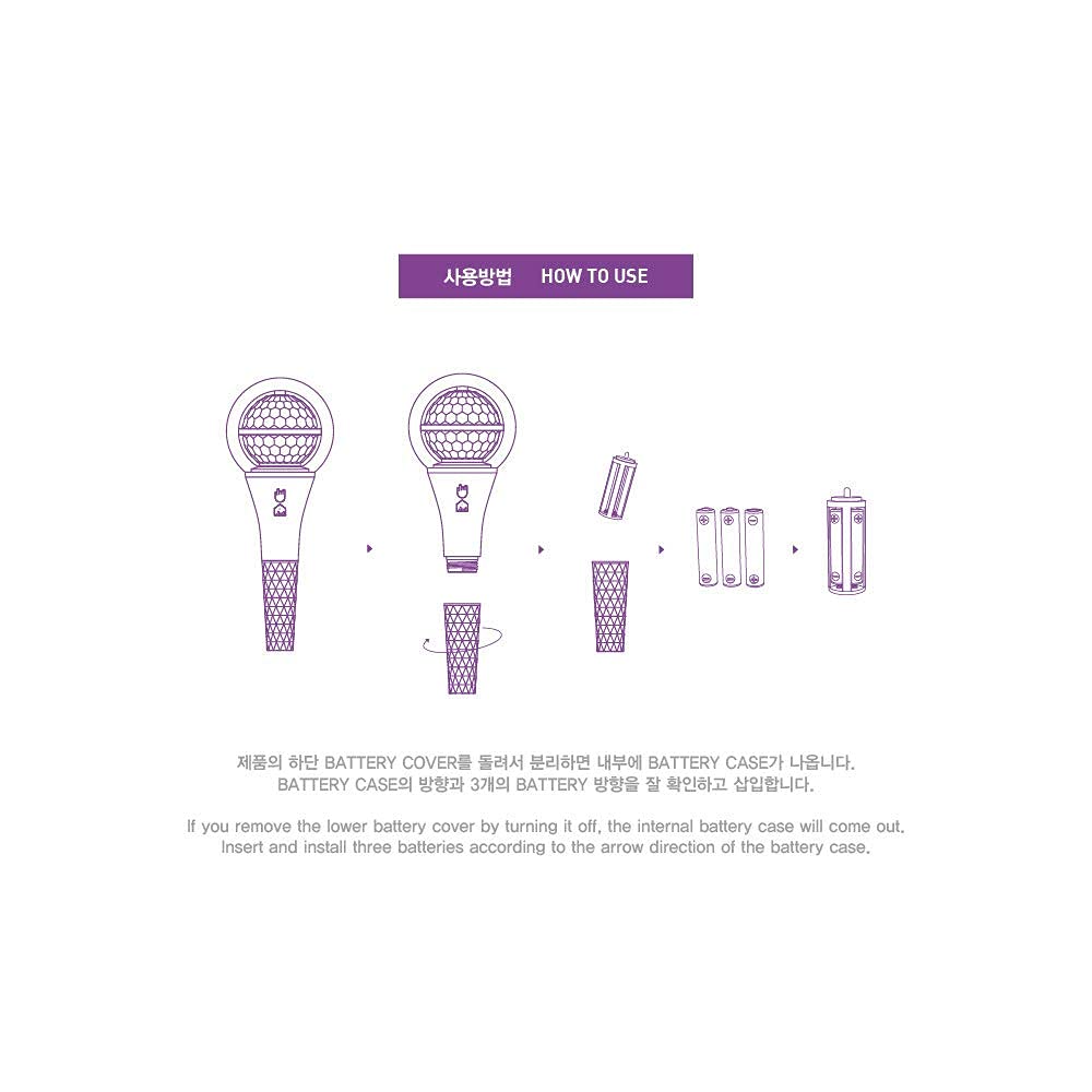 WEVERSE SHOP OFFICIAL GOODS] Sunmi Light Stick miya-ne+Message