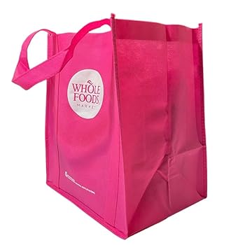 [新品タグ付き]Whole Foods Market エコバッグ ピンク花柄　大 Amazon | [WHOLE FOODS] エコバッグ トートバッグ ピンク ホール