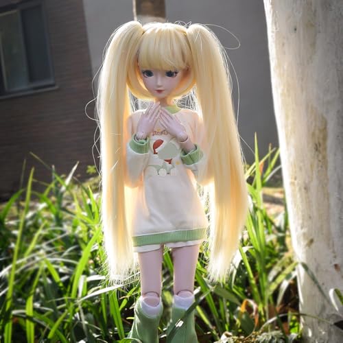 Muñeca articulada 1/3 BJD 56 cm plástico blanca miniatura 7