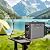 Portable Camping Shower with Constant Temperature Propane Water Heater, Built-in Rechargeable Battery and Multi-protection, Ideal for Outdoor Cleaning & Off-grid Instant Hot Water Needs