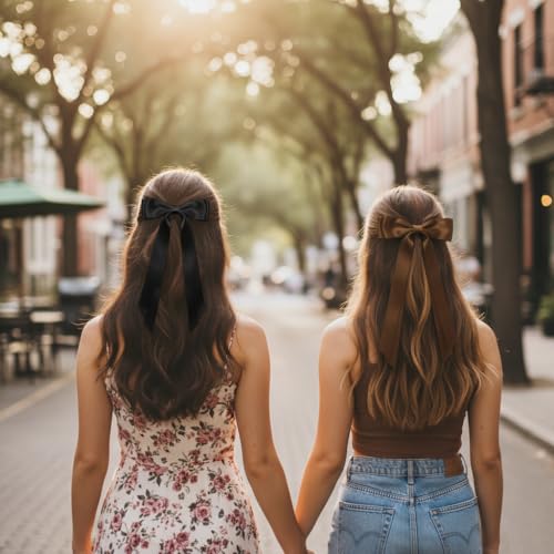 Moños para cabello con pinzas para mujeres y niñas miniatura 6