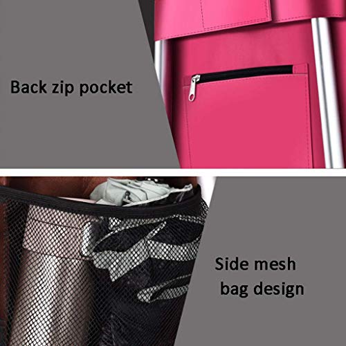 showyow Einkaufswagen mit Rädern Leichter Wagen Faltbarer Wagen aus Aluminiumlegierung Wasserdicht und tragbar – Bild 4