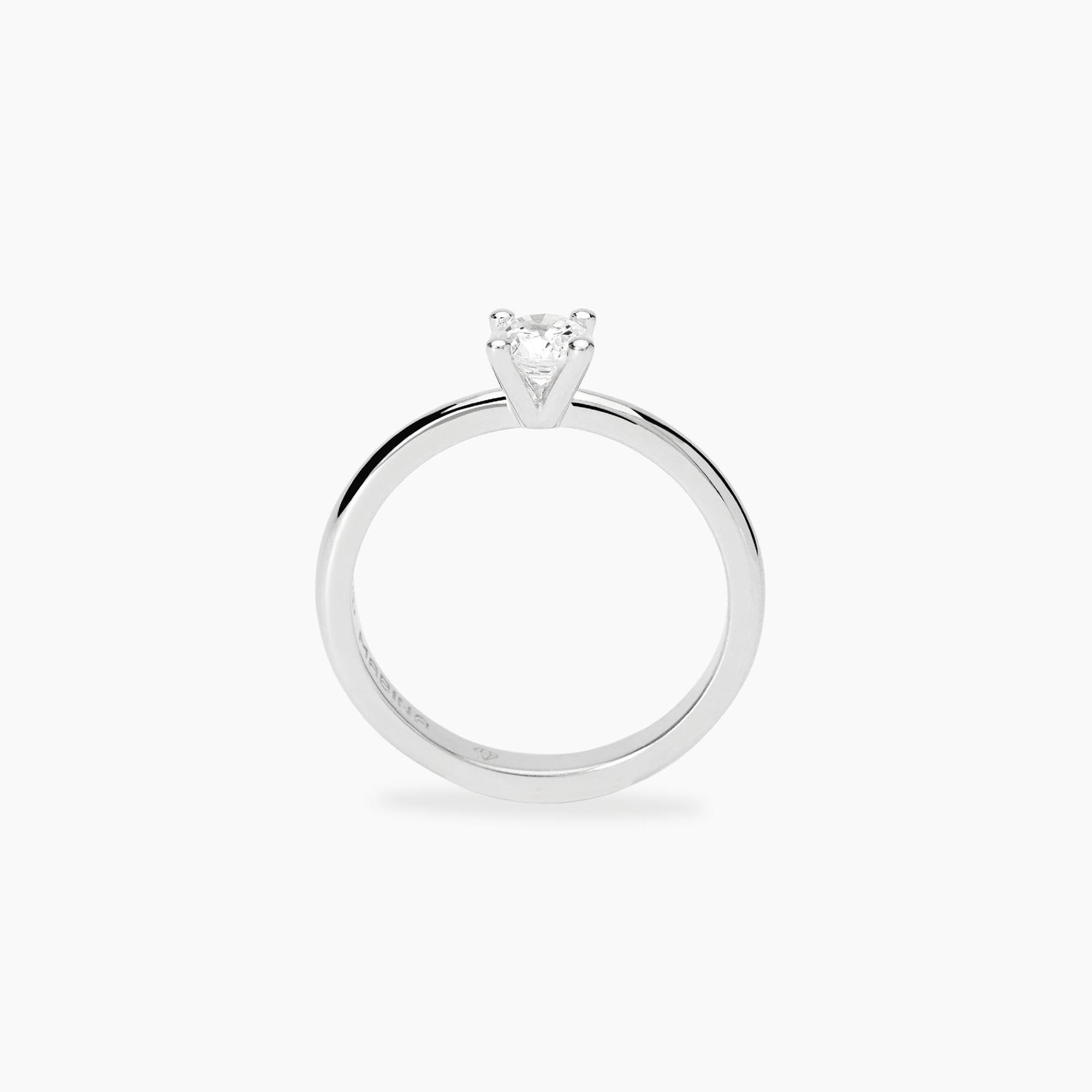 Mabina Gioielli - Anillo mujer - Anillo solitario con diamante lab-grown 0,33 quilates - 523504-15