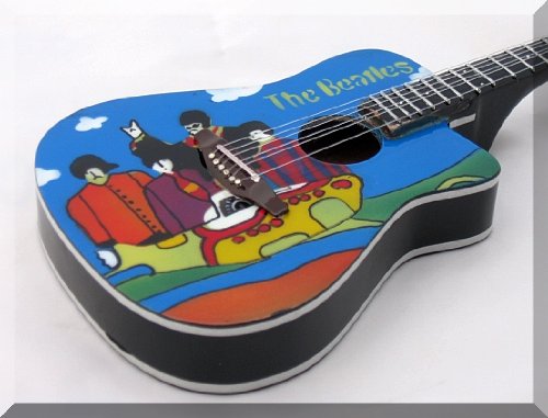 Amazon | BEATLES ビートルズミニチュアギターアコースティック 
