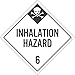 NMC DL135PR50 Inhalation Hazard 6 Dot Placard Sign