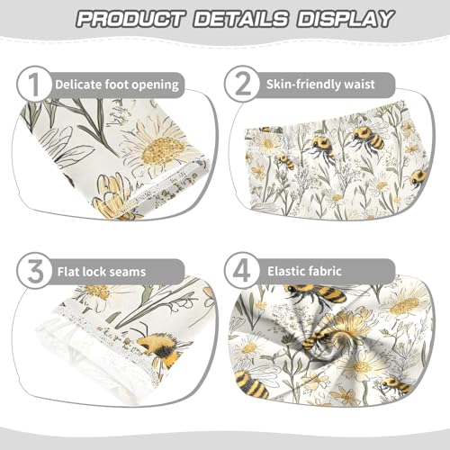 Girls' Athletic Leggings Ankle Length Yoga Dance Pants Kids Teen 4T Bee3