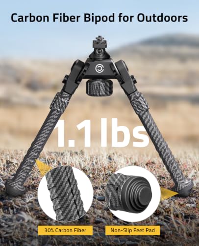 CVLIFE Bipod for M-Rail 30% Carbon Fiber Bipod 8-11 Inches - image 7