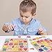 Wooden Puzzles for Toddlers, 3pack Alphabet Shape Puzzles for Kids 3 Wooden Montessori Toddler Alphabet Number Shape for Kids 3 Years Old Boys & Girls