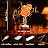 Aperol Spritz Neon Sign, LED Cocktail Wall Light f... #4