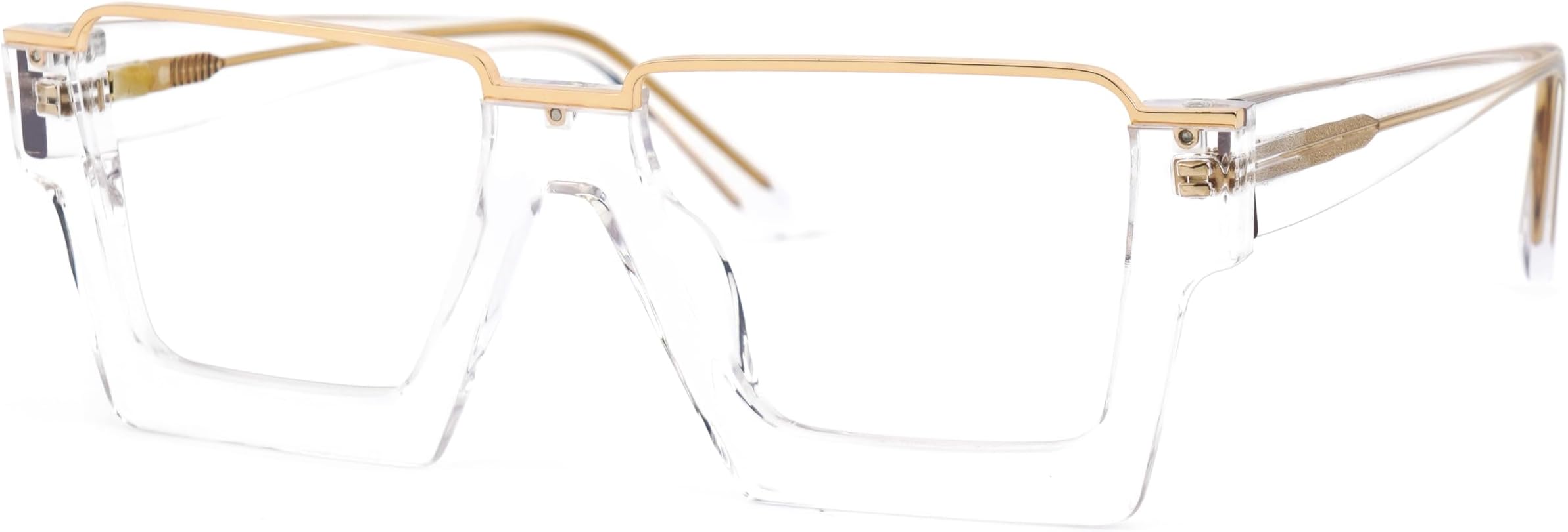 VOOGLAM Rectangle Blue Light Blocking Glasses for Women Men Anti Eyestrain Dry Eyes Computer Phone TV Eyewear Dardhan