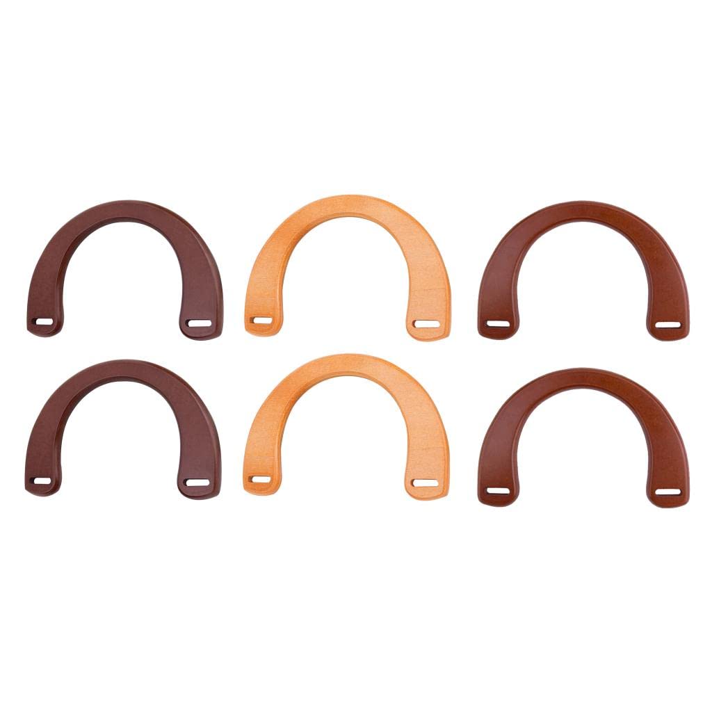 Wooden Purse Handle Bag Replacement Handles for Handbag DIY Natural Color | Crafts | Sewing | Foundations & Undergarments | Purse Handles, Frames & Feet-picture-19