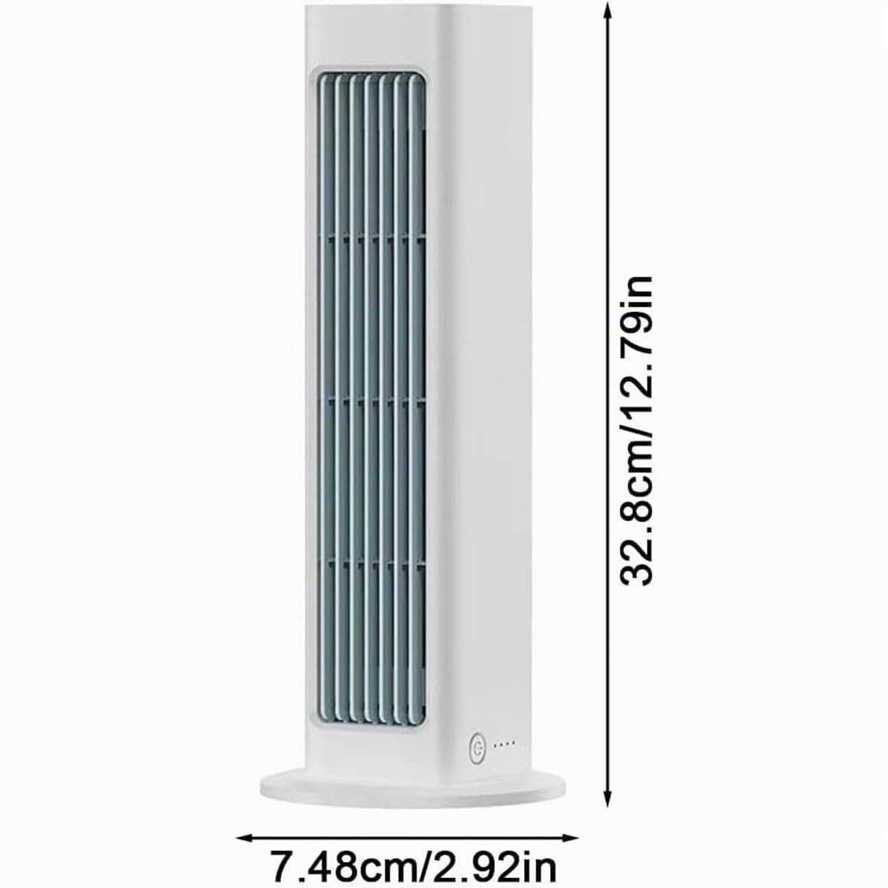 CoolBreeze Pro 2.0 Portable Air Conditioner Fan – Wireless Bladeless Design(1 PCS White)