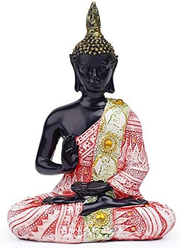 VOANZO Thai Buddha Meditating Peace Harmony Statue Home Décor