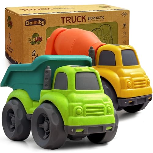 Baimiby Toddler Car Toys for 3-4 Years Old Outdoor Toy Truck Dump Truck BPA Free Xmas Birthday Gifts for 3 4 Year Boy Girl